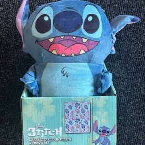 Disney Stitch Blue and Pink Stuffed Animal Set